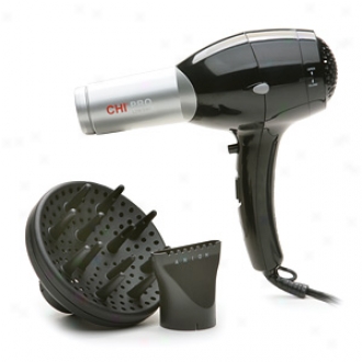 Chi Pro Low Emf Professional Hair Dryer With Diffuser, Model Gf1505