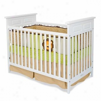 Child Craft Logan Orally transmitted Stationary Crib, Matte White