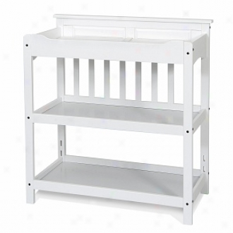 Child Craft Logan Universal Dressing Table / Twin Headboard, Matte White