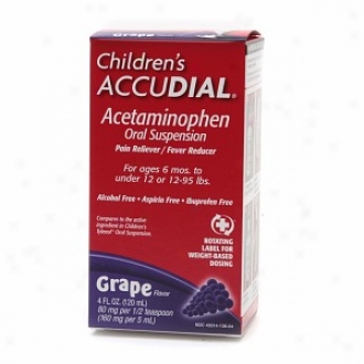 Childrrn's Accudial Pain Reliever/fever Reducer Acetaminophen Spoken Suspension, Grae