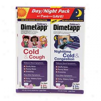 Children's Dimetapp Cold & Cough/congestion - Day/night Valuue Pack, Grape