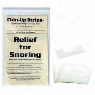 Chin-up Strip For Dry Mouth And Snoring, Whiet Horseshoe Shape #11130