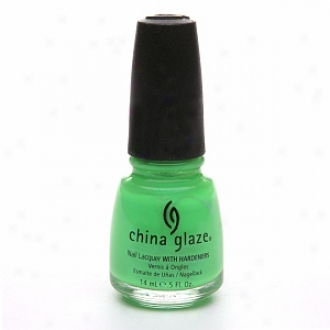 China Glaze Nail Laquer With Hardeners, In The Lime Light #1009