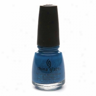 China Glaze Neon Nail Laquer With Hardeners, Blue Sparrow #1010