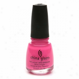China Glaze Neon Nail Laquer With Hardeners, Pink Voltage #1006
