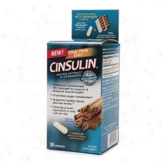 Cinsulin Water Extract Of Cinnamon, One Per Appointed time, Capsules