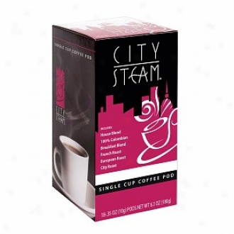 City Steam 175906 Variety Pack Single Cup Coffee Pods, 108-count