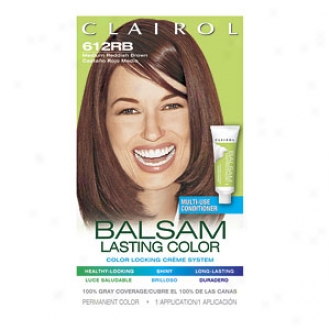 Clairol Balsam Color Liqudi Haircolor, Medium Reddish Brown 612rb