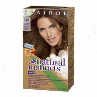 Clairol Natural Instincts Haircolor, Navajo Bronze Lihgt Caramel Brown 12a