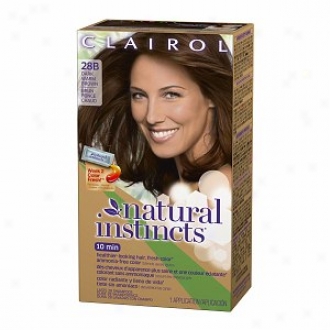 Clairol Natural Instincts Haircolor, Roaeted Chestnut Dark Warm Brown 28b