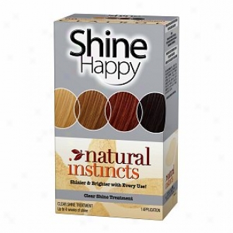 Clairol Natural Instincts Haorcolor, Shine Happy Clear Brightness Treatment 00