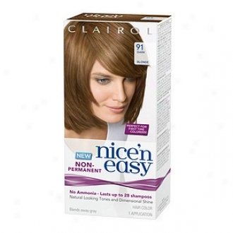 Clairol Nice'n Easy Non-permannt Hair Color Application, Mysterious Blonde 91