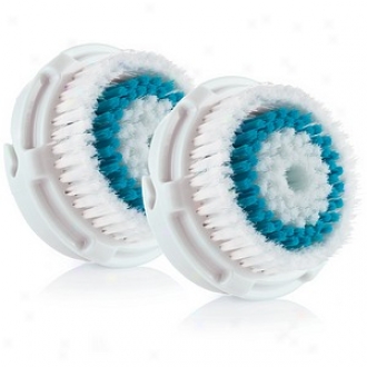 Clarisonic Replacement Brush Head Twin Pack For Deep Pore Cleansing
