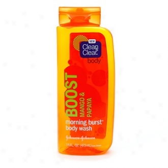 Clean & Clear Body Morning Burst Body Wash, Boost, Mango & Papaya