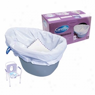 Cleanis Carebag Commode Liner With Super Absorbent Pad (set Of 20 Liners)