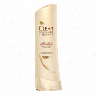 Clear Scalp & Hair Therapy Smooth & Nourish Conditioner, Ultra Shea