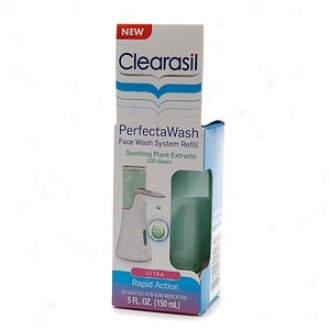 Clearasil Perfectawash Face Wash System Refill, Soothing Plant
