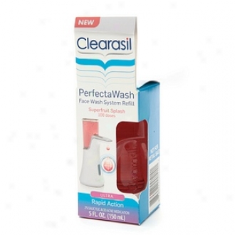 Clearasil Perfectawash Face Wash System Refill, Superfruit Splash