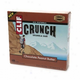 Clif Crunch All Natural Granola Bars, Chocolate Peanut Butter