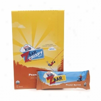 Clif Kid Zbar Crispy Rice Organic Whole Dye Rice Crispy Bars, Peanut Butter