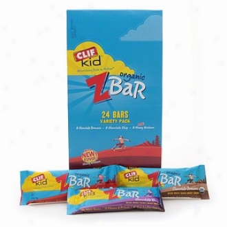 Clif Kids Orgajic Zbar Variety Pack, Chocolate Brownie, Choc0late Chip, Honey Graham