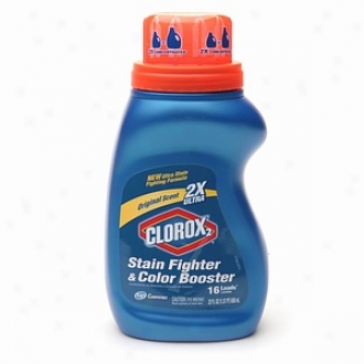 Clorox 2x Ultra Stain Fighter & Color Booster, Original Scent, 16 Loads