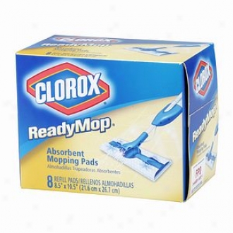 Clorox Readymop Absorbent Mopping Pads, Refill