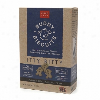 Cloud Star Buddy Biscuits, Itty Bitty Natural Biscuitq, Bacon & Cheese