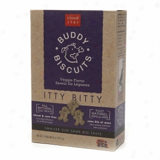 Cloud Star Budy Biscuits, Itty Bitty Natural Biscuits, Vegvie