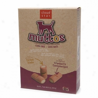 Cloud Star Muttos Combo Treats For Dogs, Turkey & Cranberry