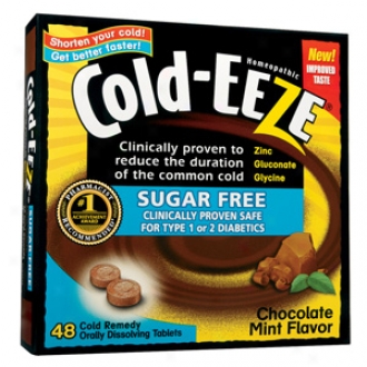 Cold-eeze Sugar Free Chocolate Mint Tablets With Zinc Gluconate Glycine