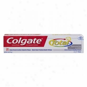 Colgate Total Anticavity Fluoride And Antigingivitis Toothpaste, Advanced Clean