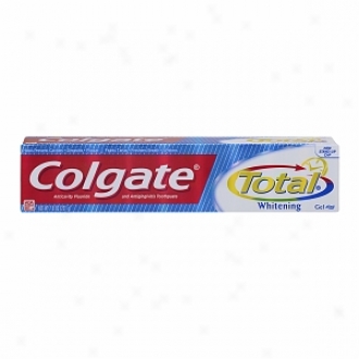 Colgate Tptal Whiteninf Anticavity Fluoride And Antigingivitis Toothpaste Gel