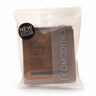 Comodynes Self Tanning Towelettes For Face & Body, Intensive & Uniform Color