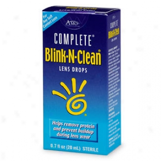 Complete By Amo Blink-n-clean Lens Drops For Soft Contact Lenses