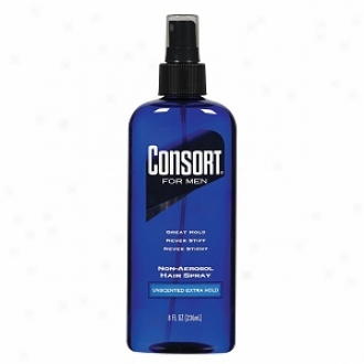 Consort For Men Hair Spry, Extra Contain, Unscented, Non-aerosol