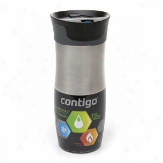 Contigo West Loop Travel Mug With Auto Seal Technology (16 Oz), Silver