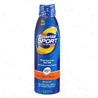 Coppertone Sport High Performance Sunscreen, Clear Connected Spray, Spf 100