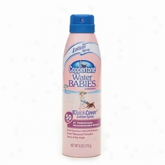 Coppertone Water Babies Sunscteen, Clear Continuous Spray  Spf 50, Spf 50