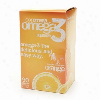 Coromega Omega-3 Squeeze Packets, Orange