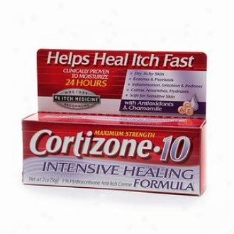 Cortizone 10 Hydrocortisone Anti-itch Cteme, Intense Healing