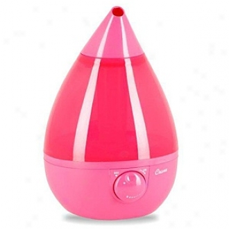 Crane Fashionable Drop, Ultrasonic Humidifier, 1 Gallon, Pink