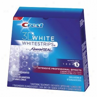 Crest 3d White Whitestrips Intensive Professional Effects, Dental Whitening Kit