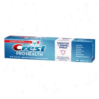 Crest Pro-health Sensitive + Enamel Defend Fluoried Anticavity  Toothpaste, Smooth Mint