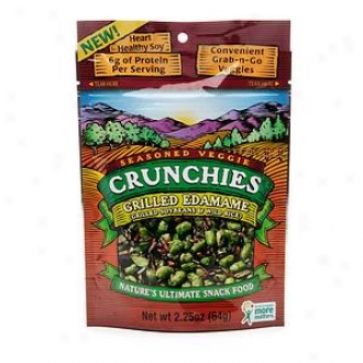 Crunchies Freeze Dried Snack Food, Grilled Edamame With Wild Rice