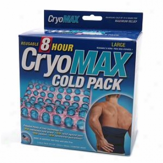 Cryo-max Cold Pack With Flexible Straps, Reusable, Large