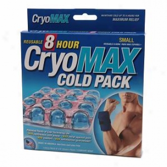 Cryo-max Cold Pack With Flexible Straps, Reusable, Small