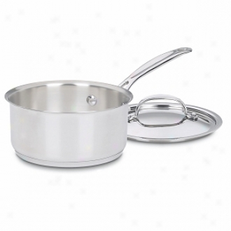 Cuisinart 719-14 Chef's Classic Stainless 1-quart Saucepan W/ccover