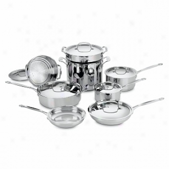 Cuisinart 77-14 Chef's Classic Stainless 14-piece Coooware Set