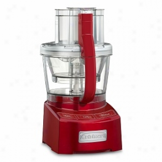 Cuisinart Fl-12mr Elite Collection 12-cup Food Processor, Metallic Red